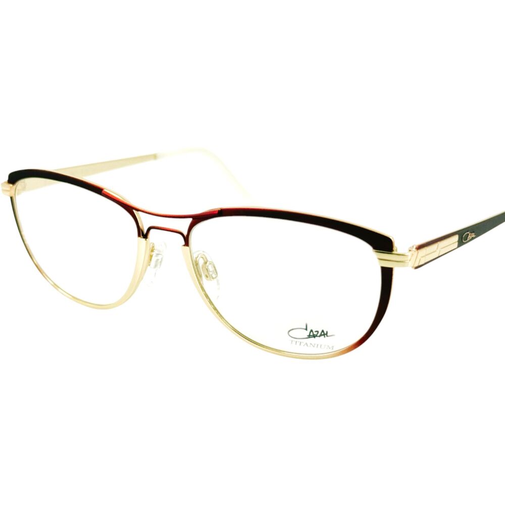 Cazal 4258 Women's Titanium Eyeglass Frame 003 Burgundy 52-16 w Case
